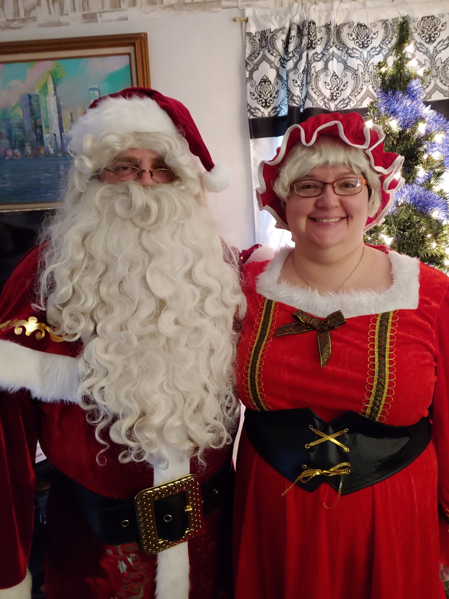 Santa and Mrs. Claus at the Beals