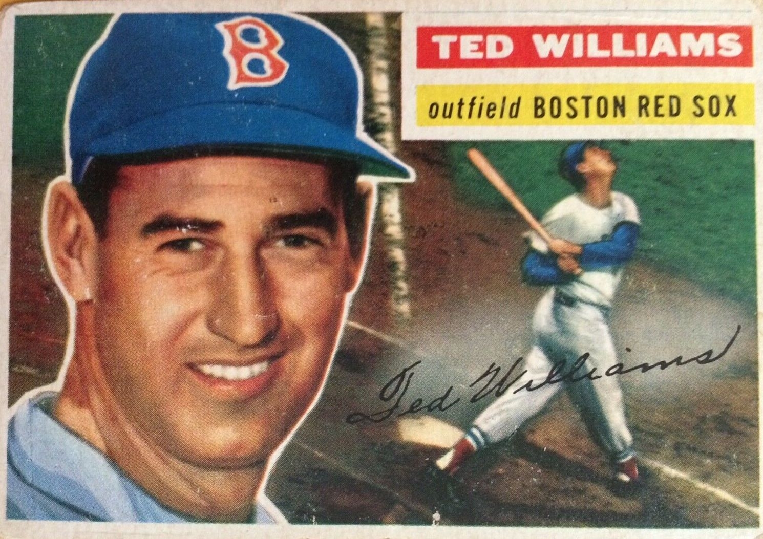 Ted Williams trading card