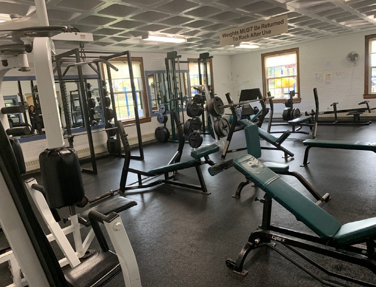 Clark YMCA weight room