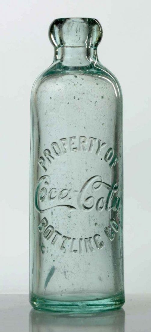 Vintage glass Coke bottle