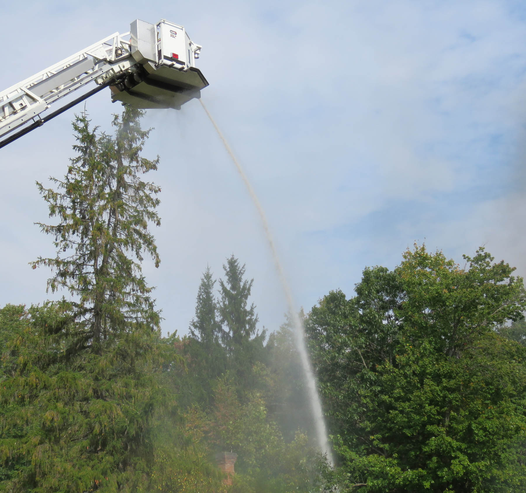 Controlled burn at Winchendon Community Park