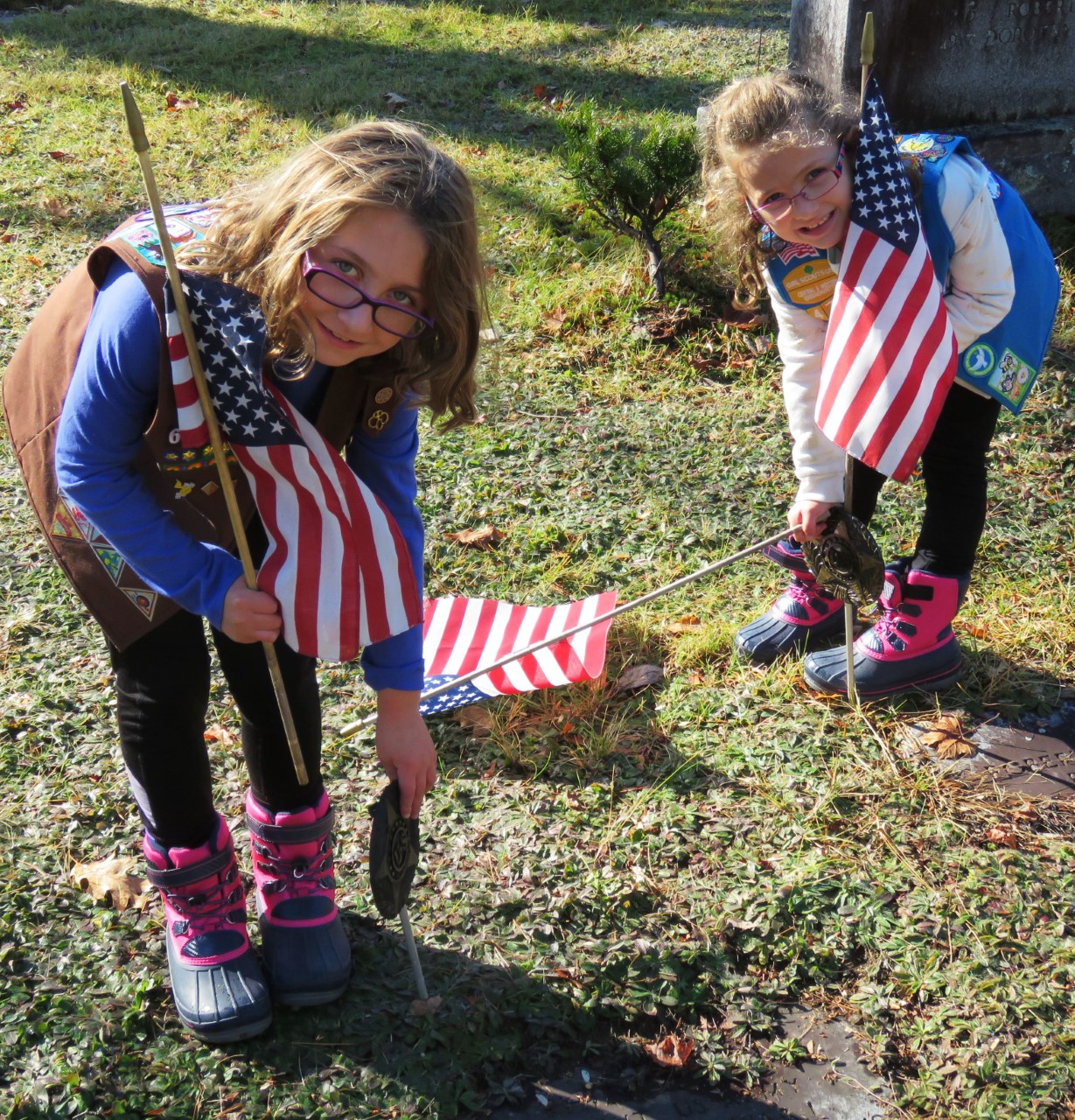 Scouts cemetery project