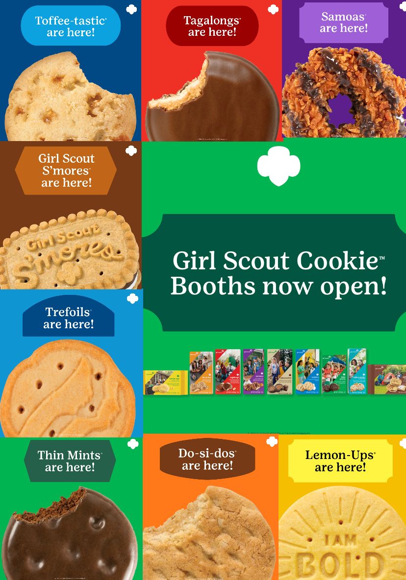 2022 Girl Scout cookie sales