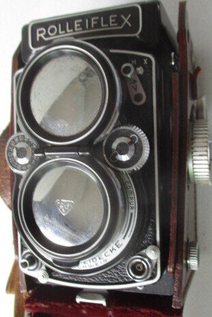 antique Rolleiflex camera