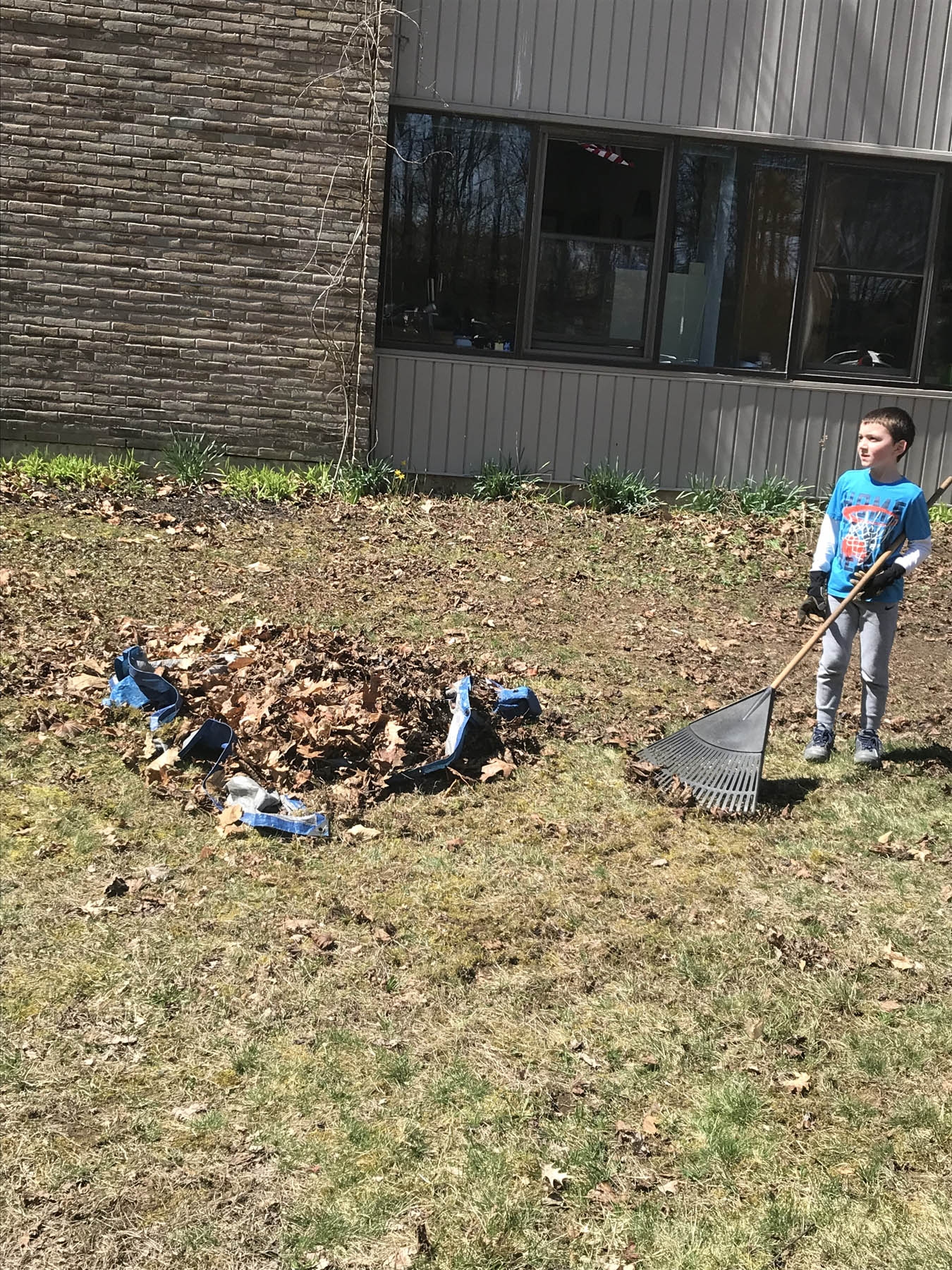 Memorial School Earth Day Cleanup