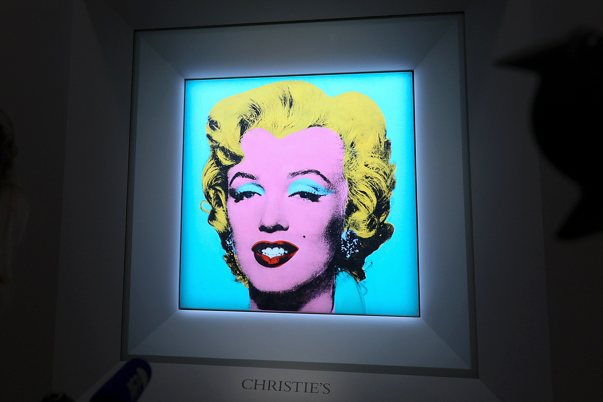 Andy Warhol portrait of Marilyn Monroe