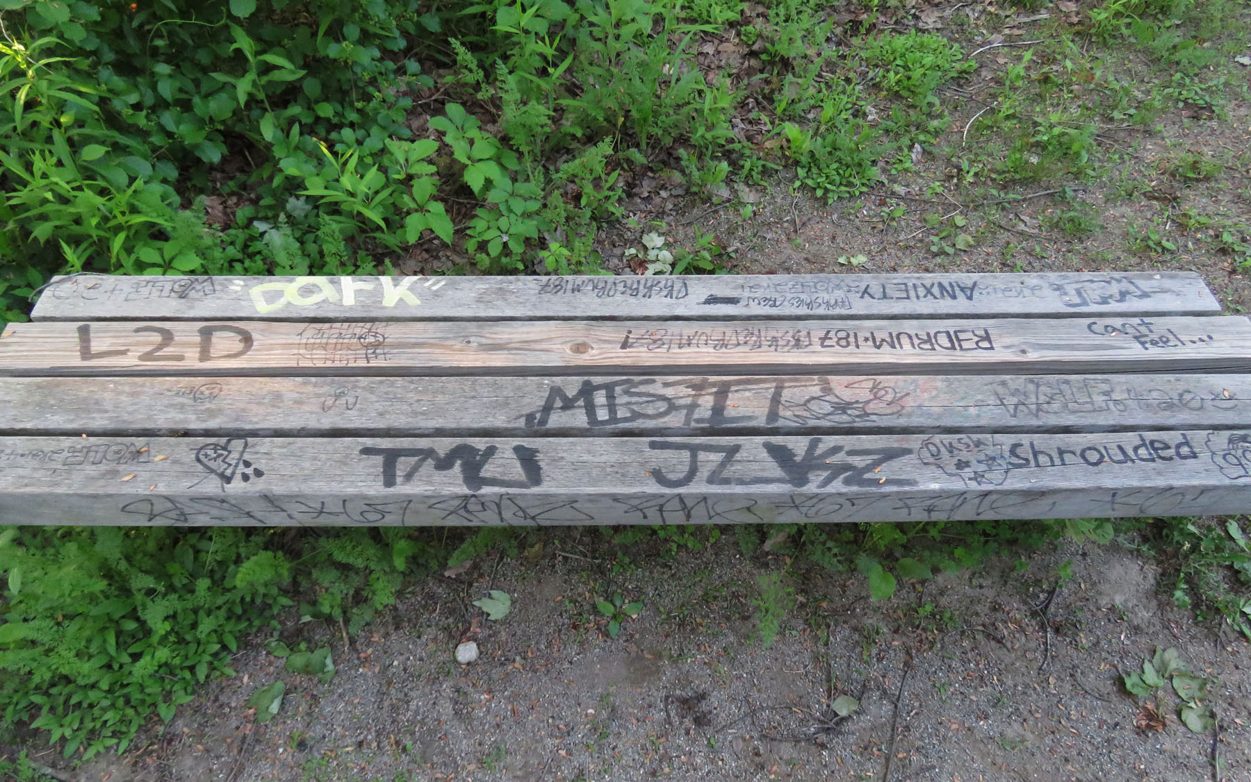 Graffiti vandalism in Winchendon