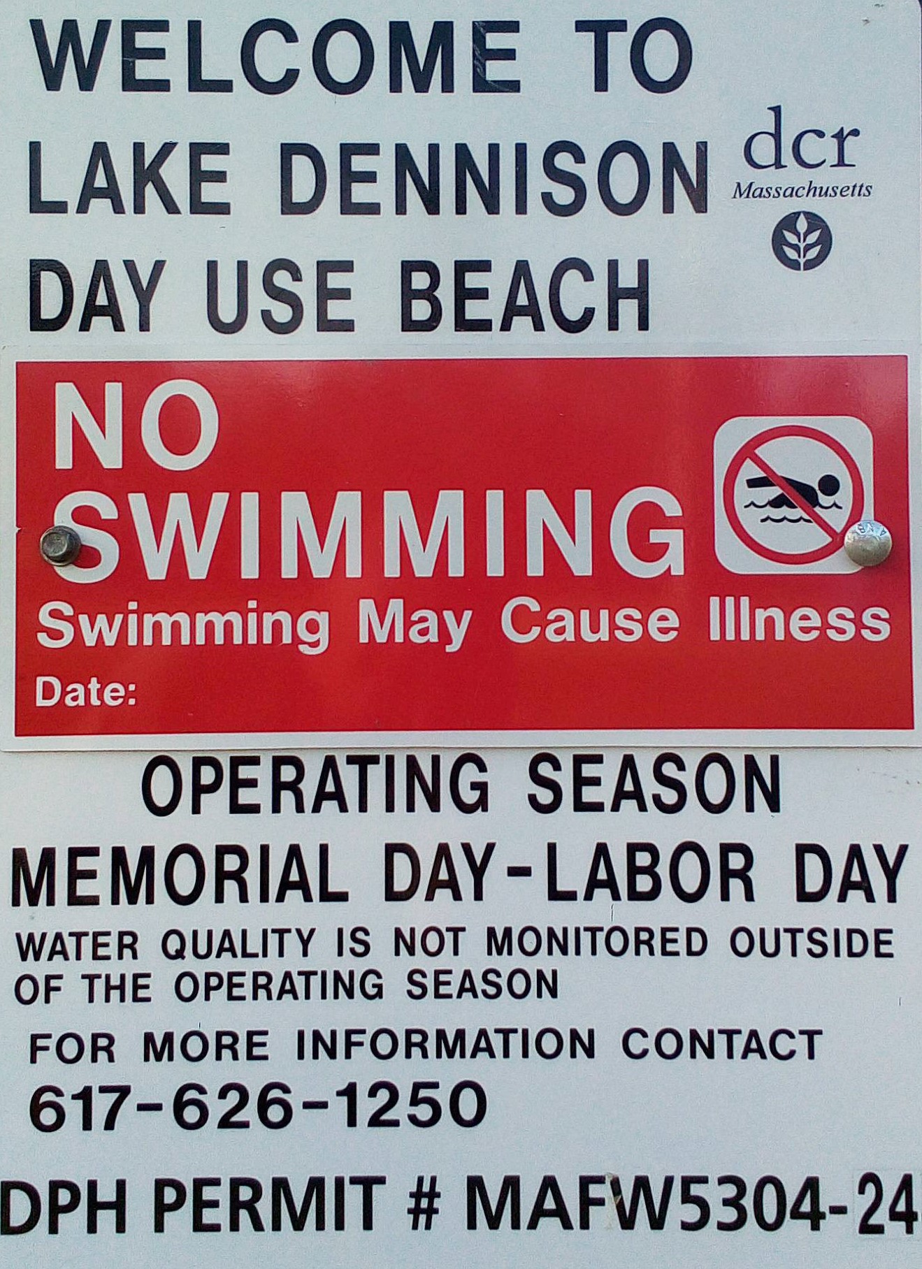 Dangerous for swimming!