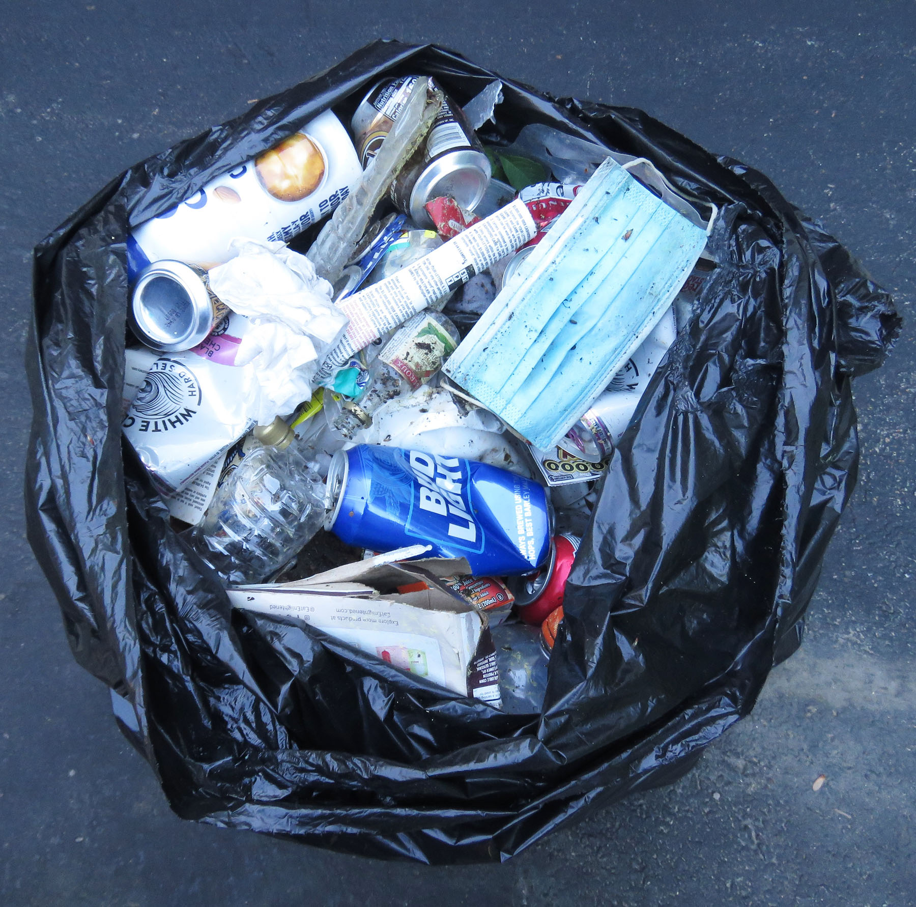 trash collected on Forristall Road