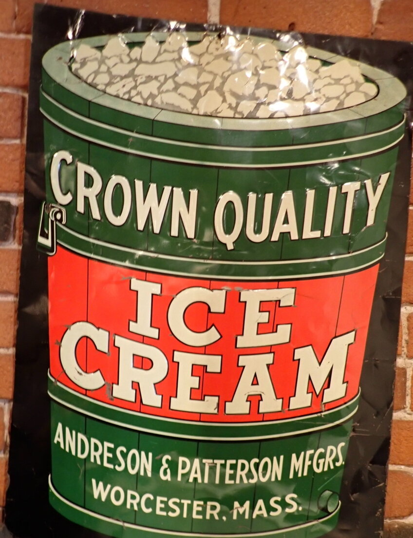Andreson-Patterson ice cream sign