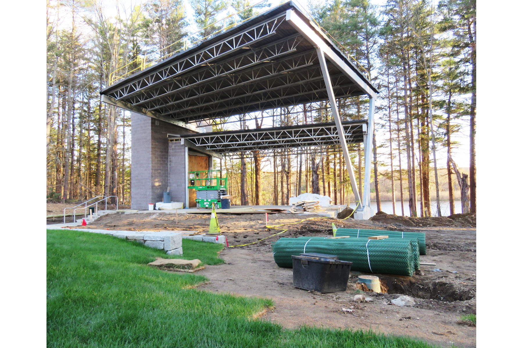 Amphitheater even closer to opening day