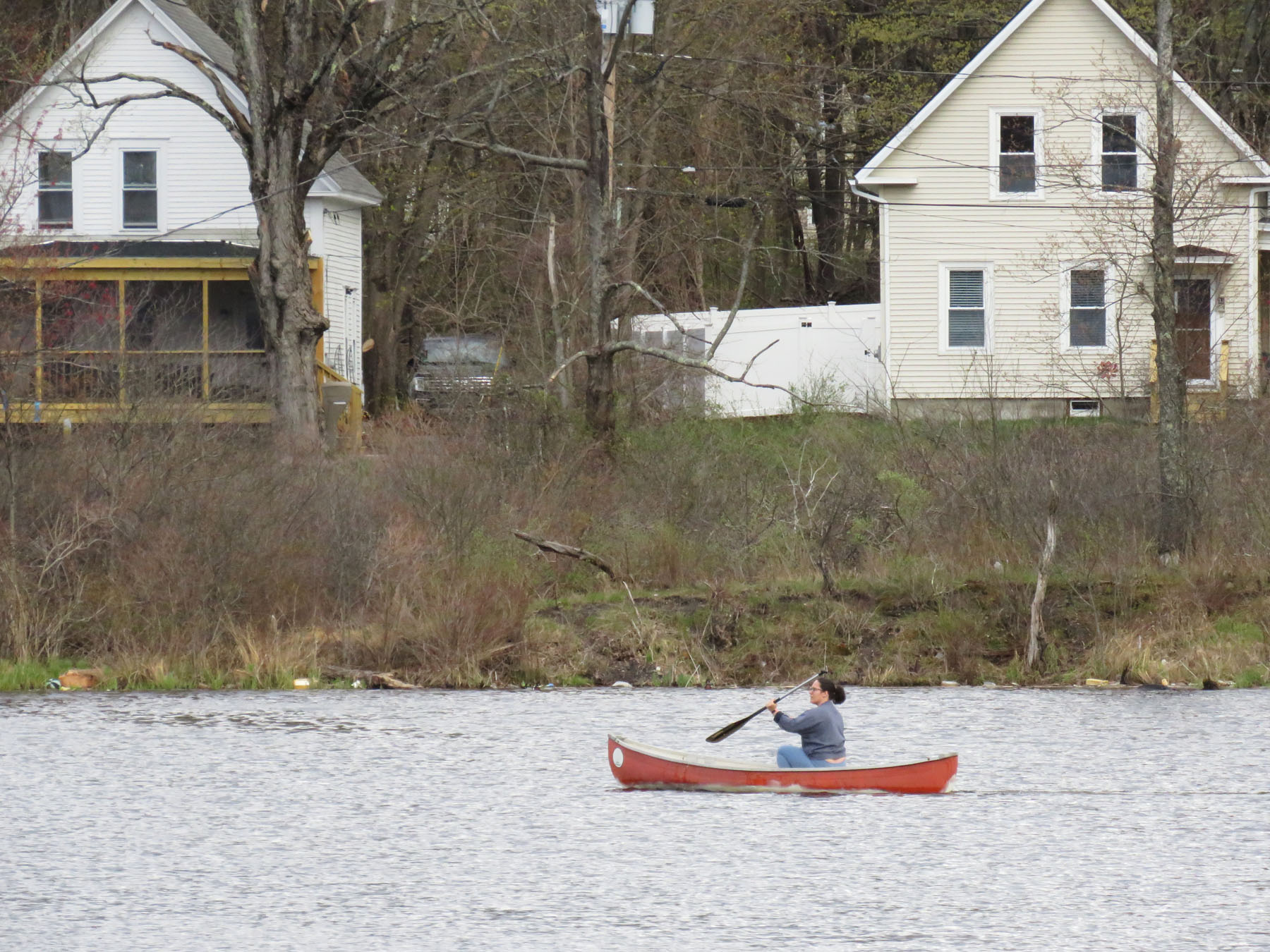 Kayaker on Tannery Pond