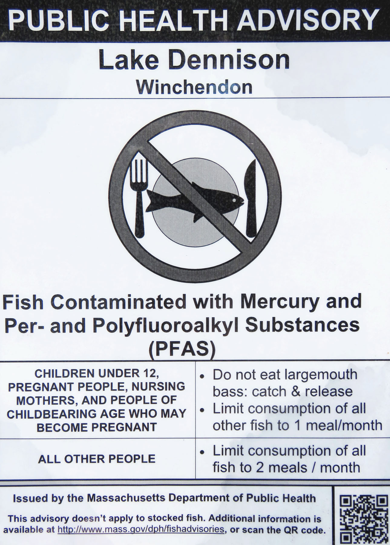 hazard advisory for locally caught fish