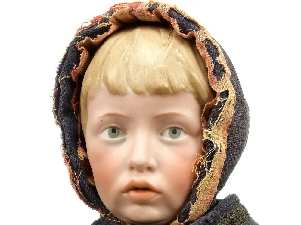 spooky antique doll