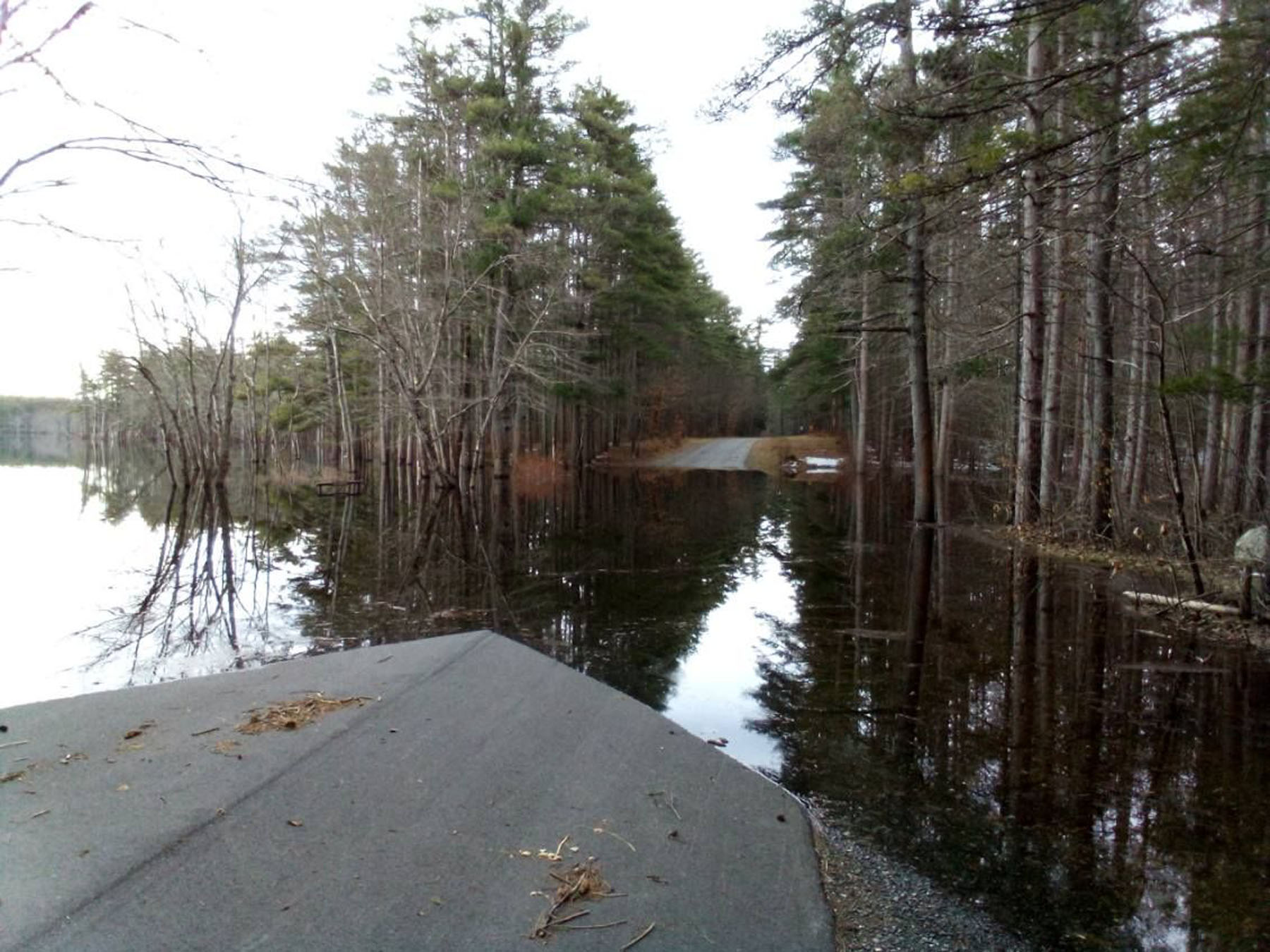 Flooding at Lake Dennison