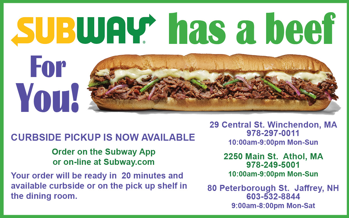 Subway April 2021 Steak Sub Ad