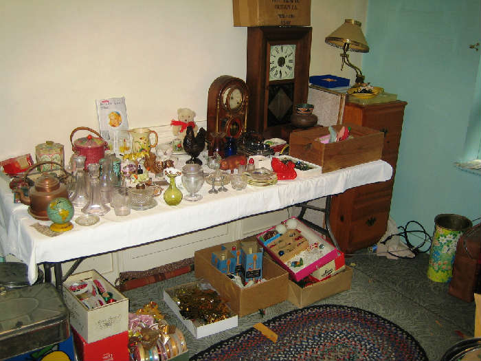 Items from an estate sale