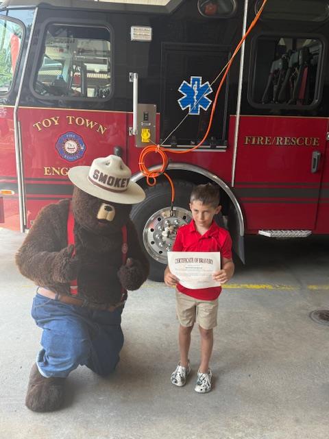 Brayden and Smokey