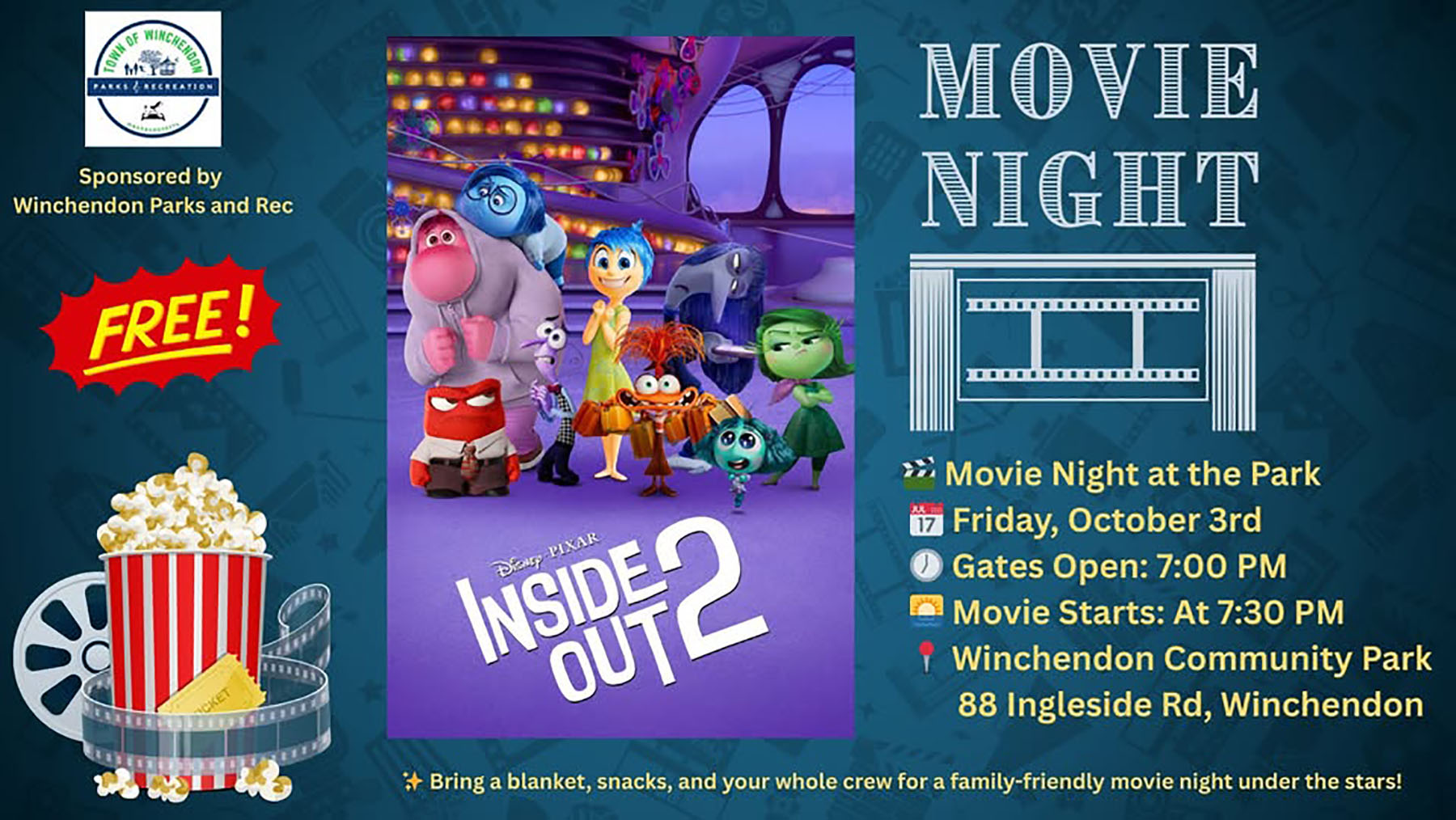 Movie night Inside Out 2