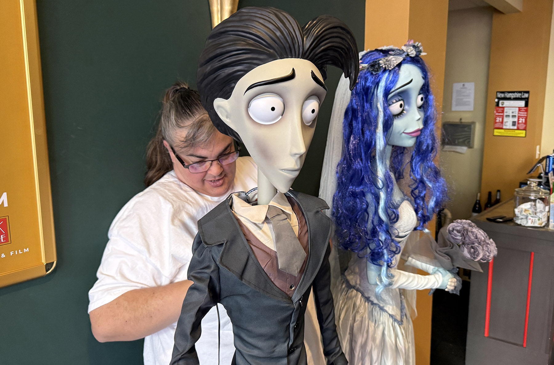 Animatronic figures from The Corpse Bride