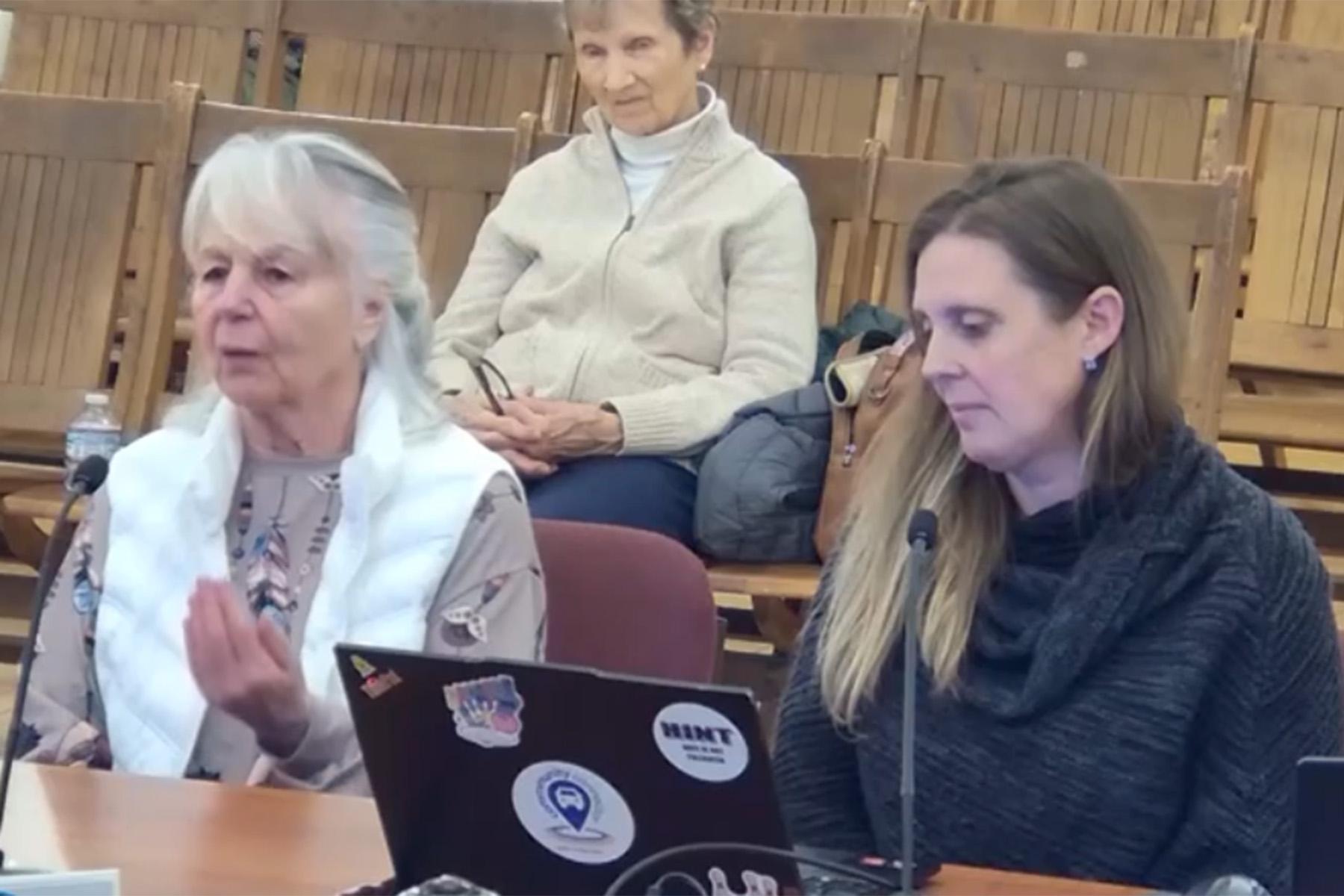 Judith Mizhir and Miranda Jennings