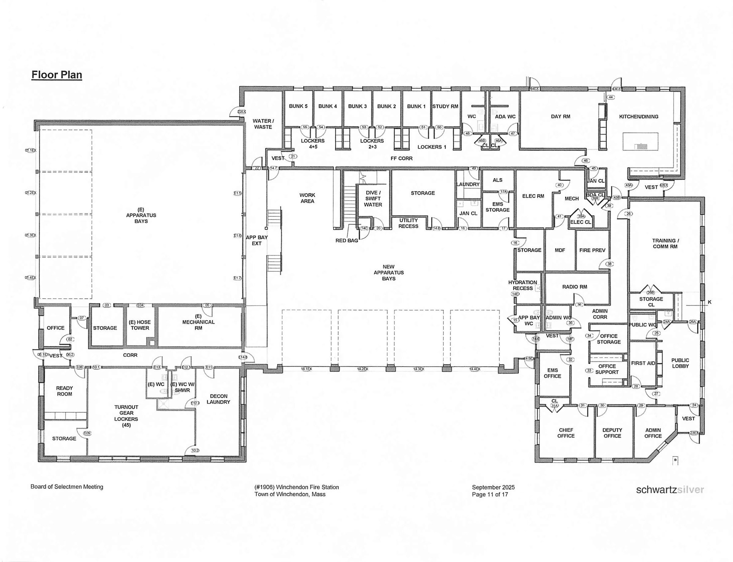 Plans for Fire Station