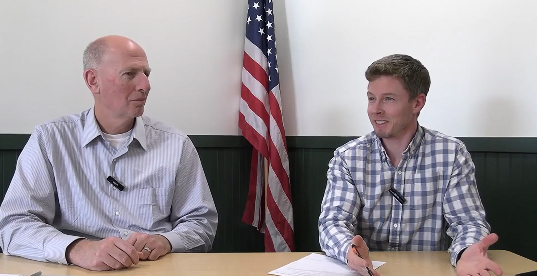 Bill McKinney and Pat Wood