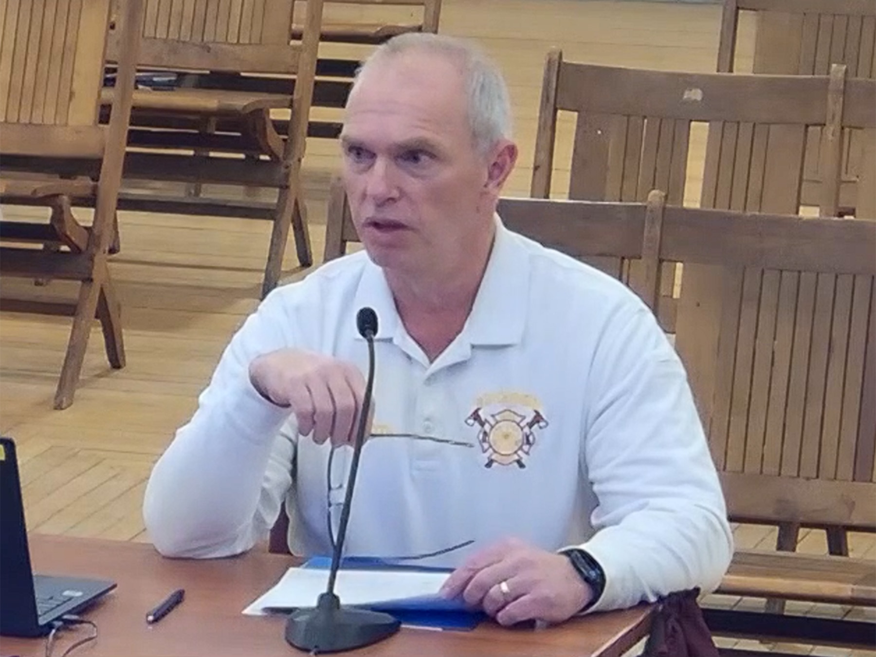 Chief Smith at Tri-Board meeting