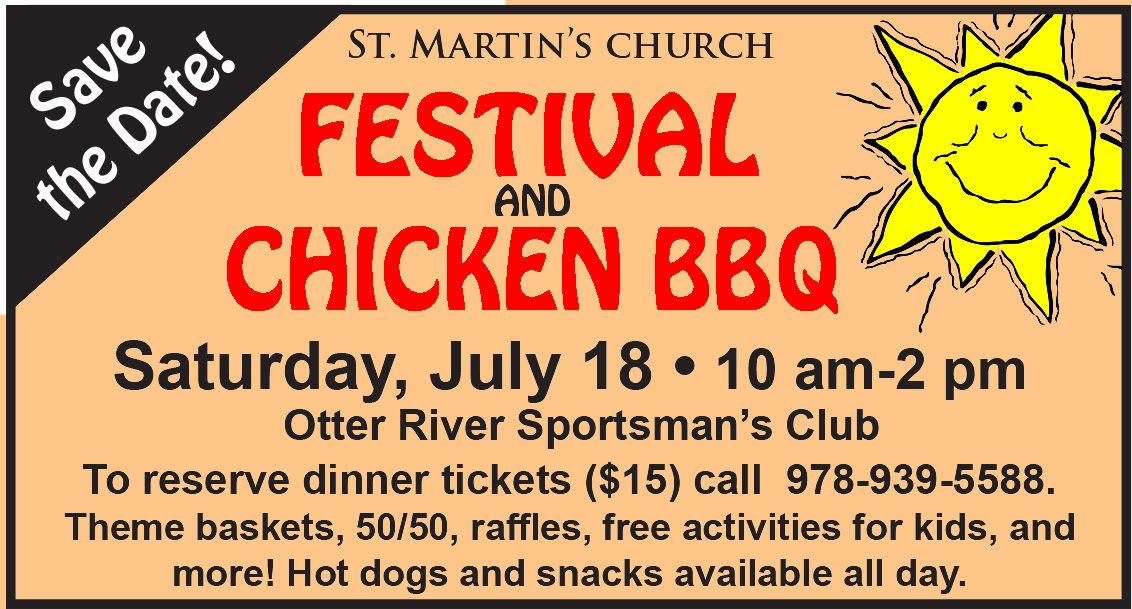 St Martins BBQ ad