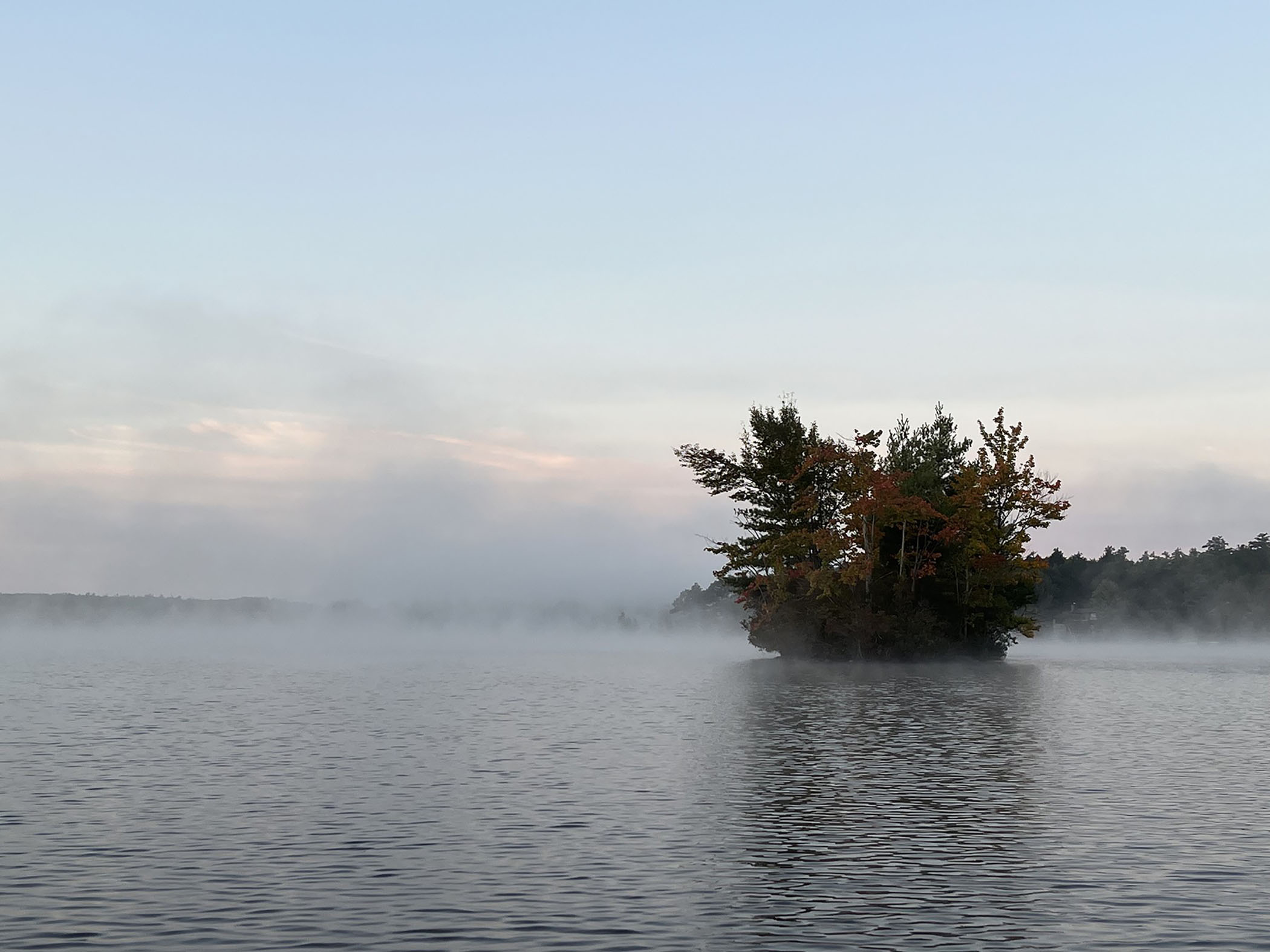 Commodore Island on Lake Monomonac
