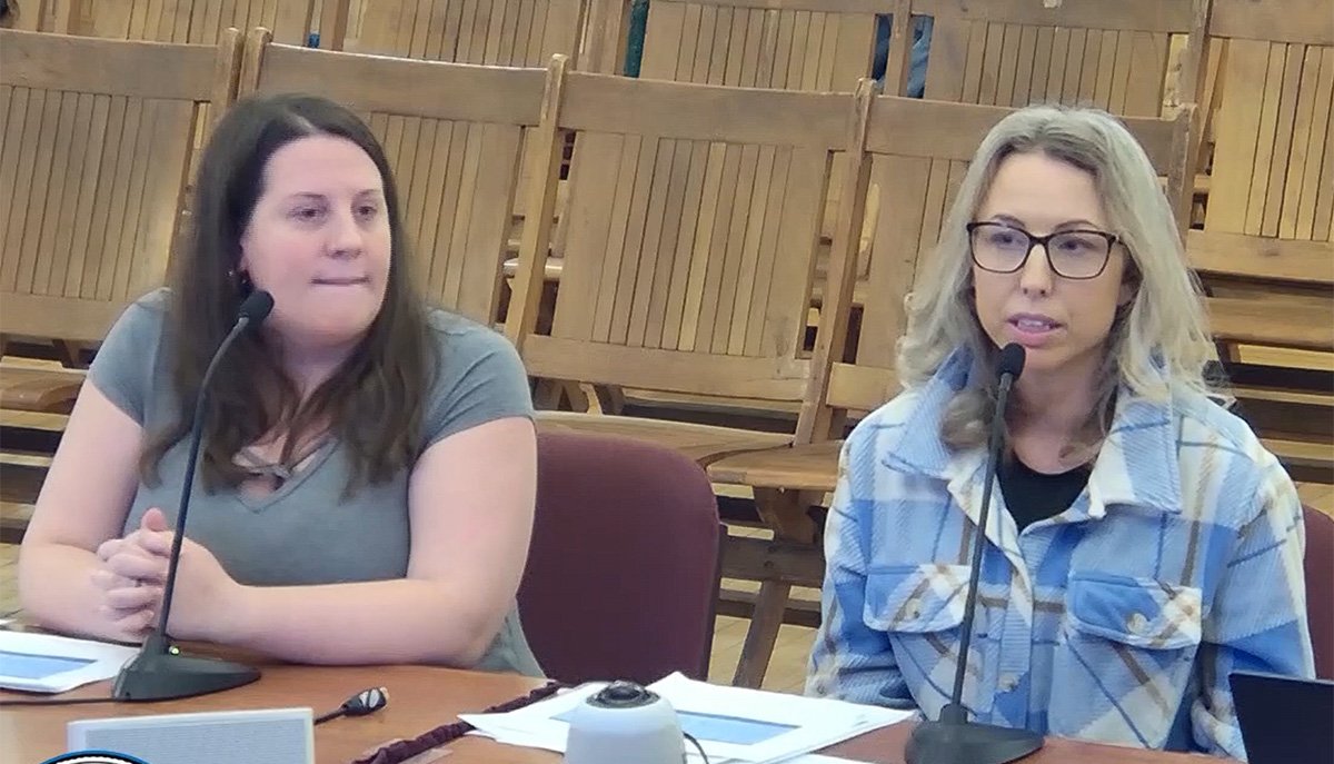 Melanie Franklin and Shaina Cunningham