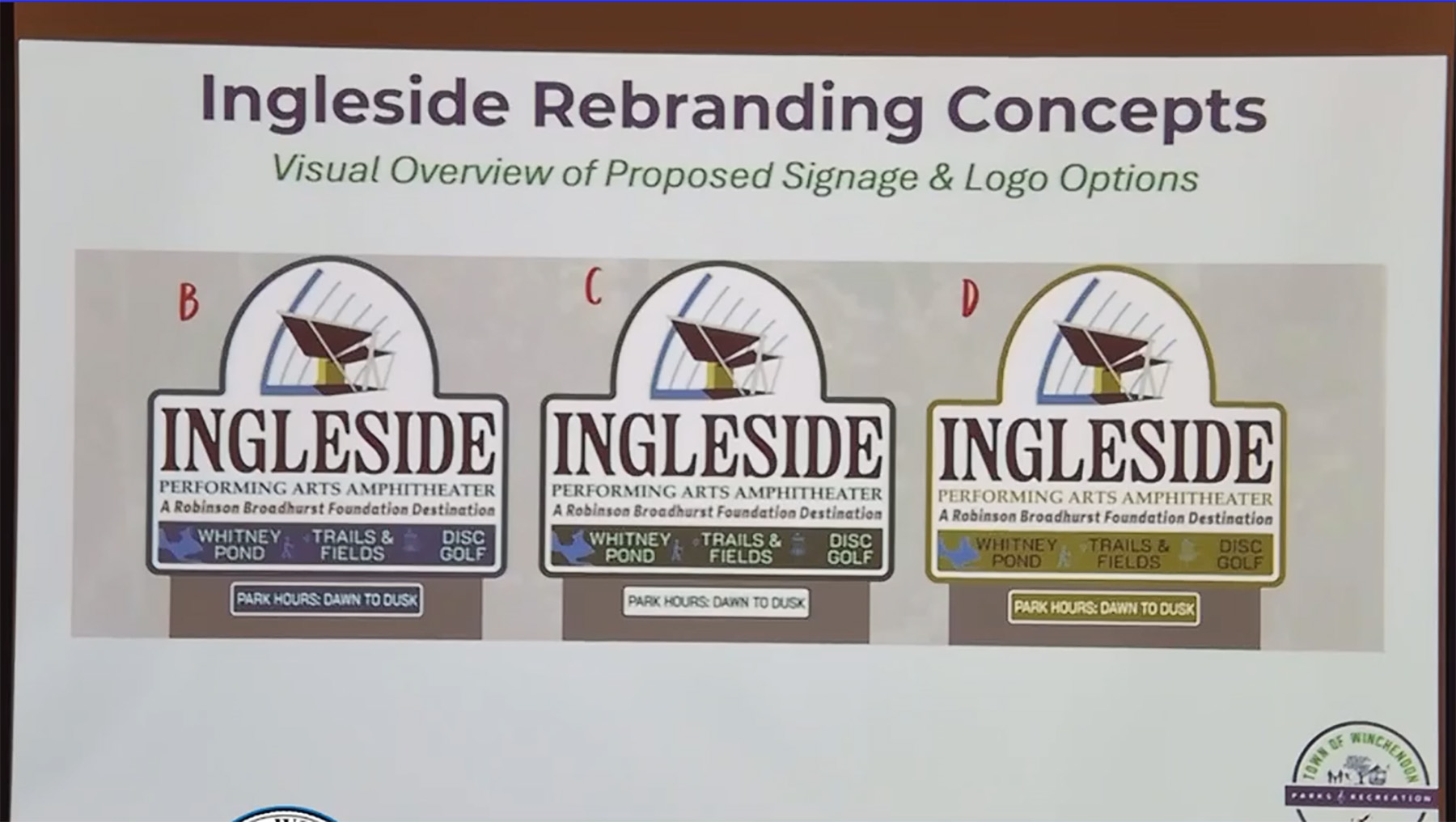 Parks & Rec logo concepts