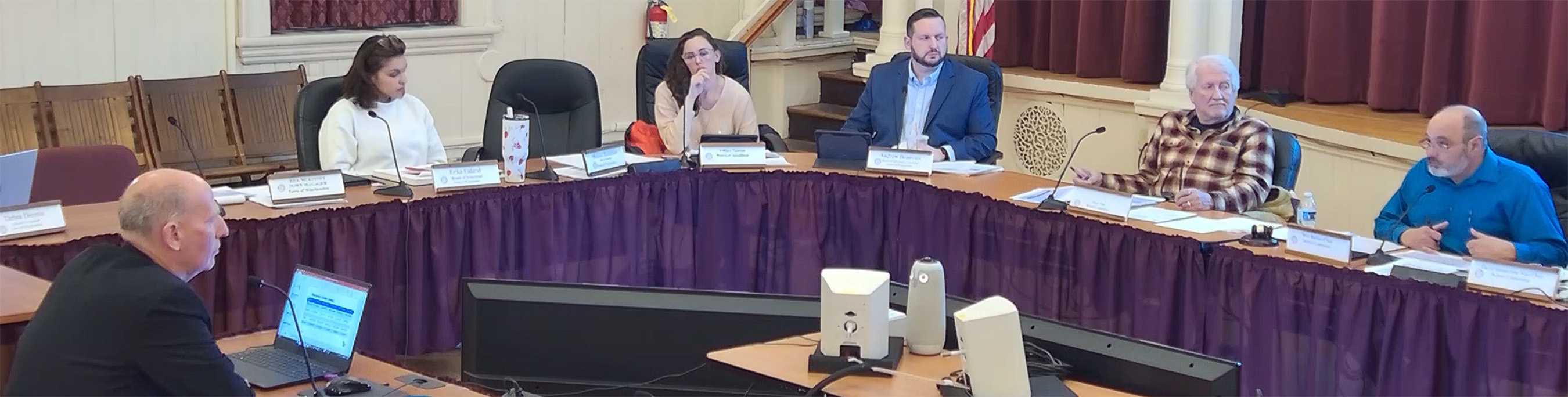 Town Manager at Tri-Board Meeting